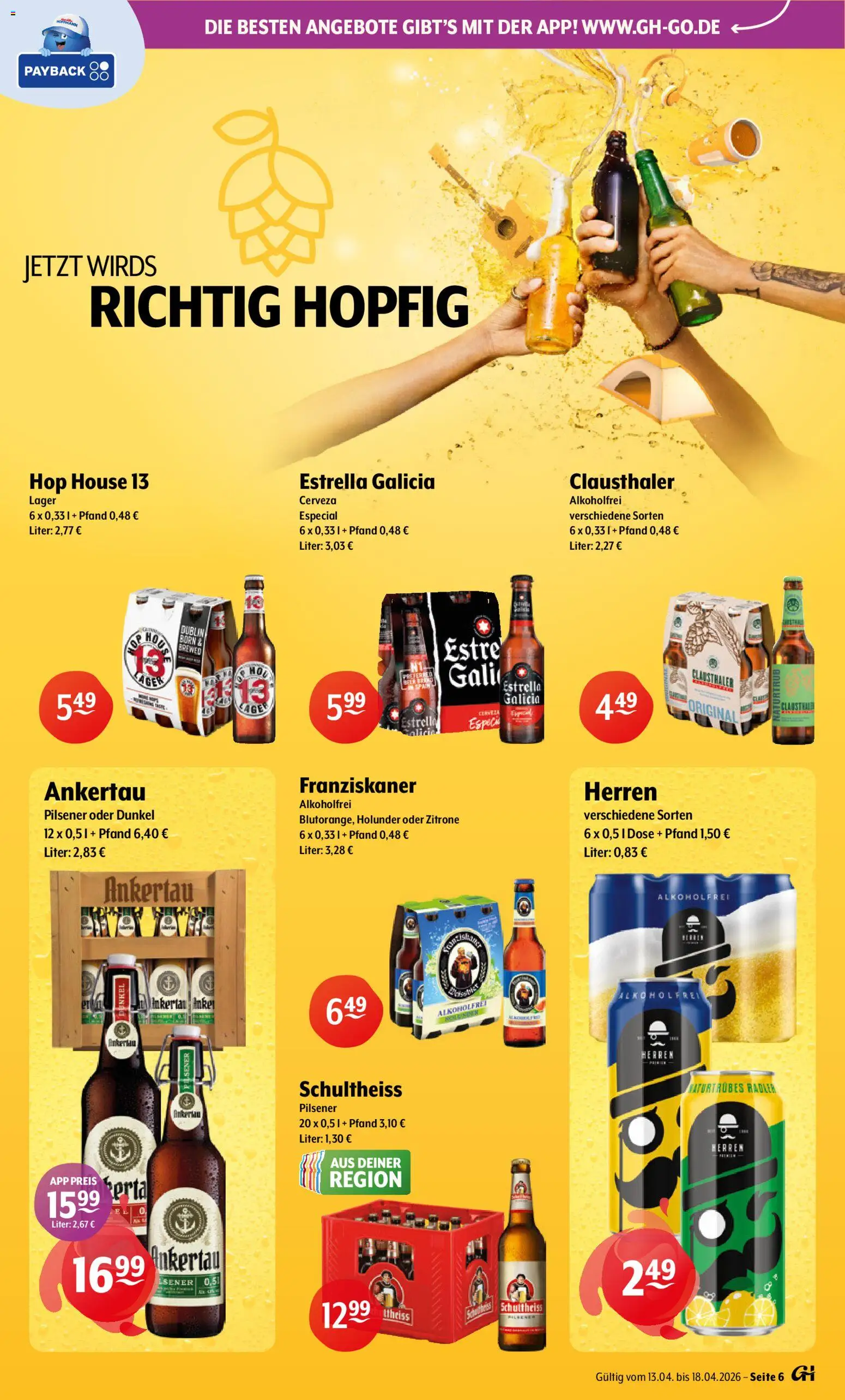 Getränke Hoffmann Prospekt 	 – gültig ab 13.04.2026 | Seite: 6