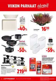 K-Citymarket-mainoslehti voimassa 23.10.2025 alkaen | Sivu: 10 | Tuotteet: Kahvinkeitin, Keitto