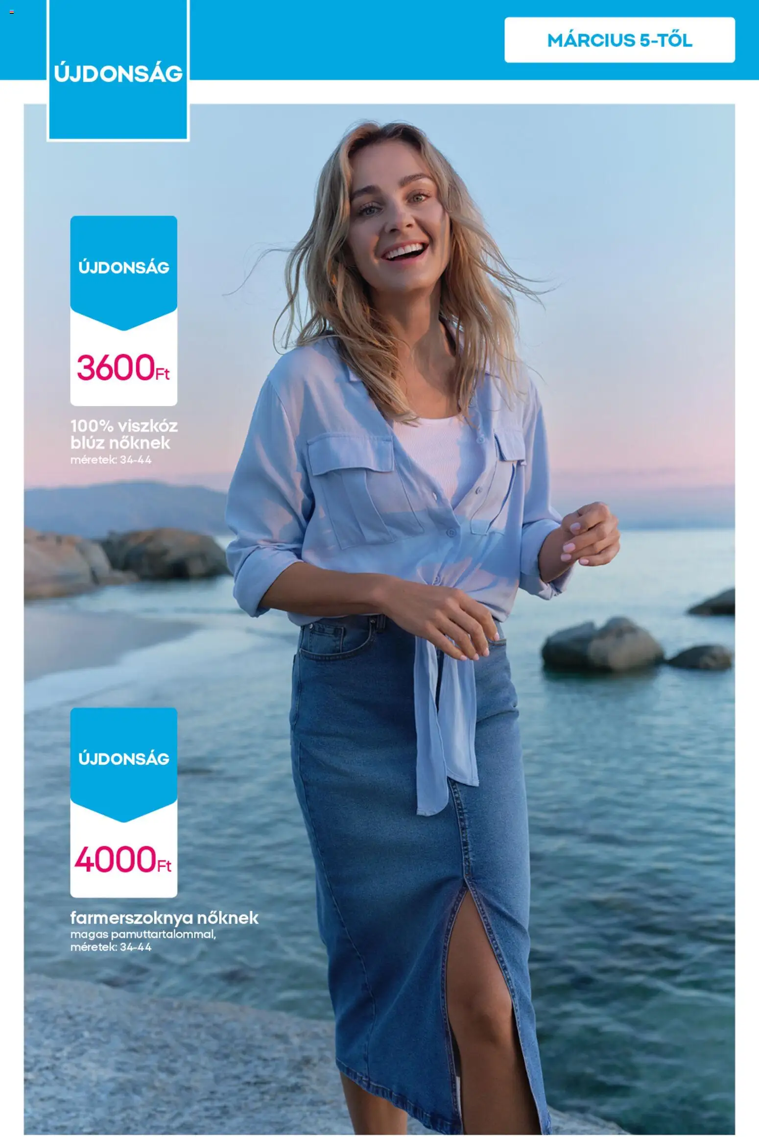 Pepco akciós ujság - amely érvényes a következő dátumtól: 12.03.2026 | Oldal: 6 | Termékek: Blúz