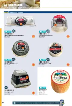 METRO - Prévisualisation de #METRO Restauration a table valide à partir de 02.03.2025 | Page: 78 | Produits: Poids, Lait, Fromage, Livre