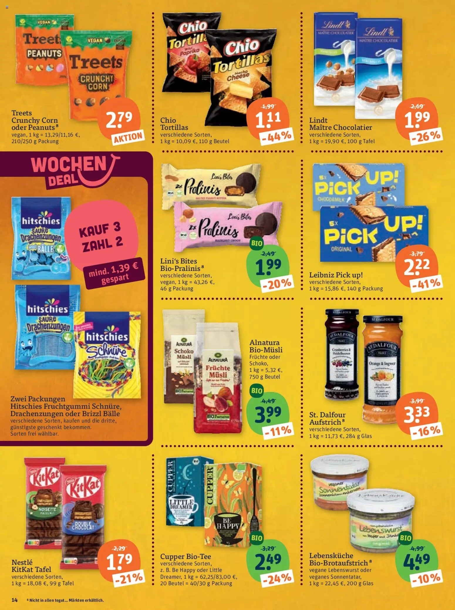 Tegut Prospekt 	 – gültig ab 02.03.2026 | Seite: 16 | Produkte: Musli, Lindt