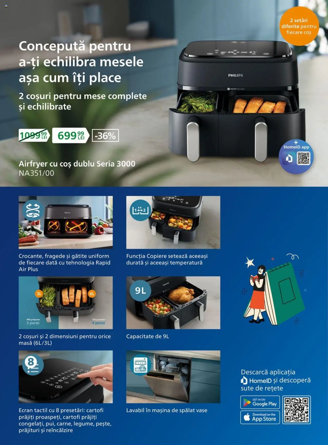 Carrefour catalog - Philips – valabil de la 21.08.2025 | Pagină: 6 | Produse: Coș, Masă, Cartofi, Legume