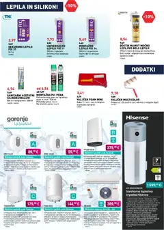 Inpos katalog akcije – veljaven od 02.03.2026 | Stran: 15 | Izdelki: Črpalka, Grelnik vode, Silikon, Voda