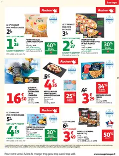 Auchan - Black Friday  - Voorbeeld van een folder van Auchan, geldig van 25.11.2025 | Pagina: 19 | Producten: Pizza, Chips, La, Crème