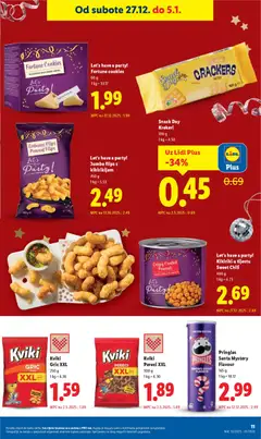 Kviki Pereci XXL, Pereci XXL 300 g - Pregled kataloga iz trgovine Lidl, vrijedi od 27.12.2025 | Stranica: 11