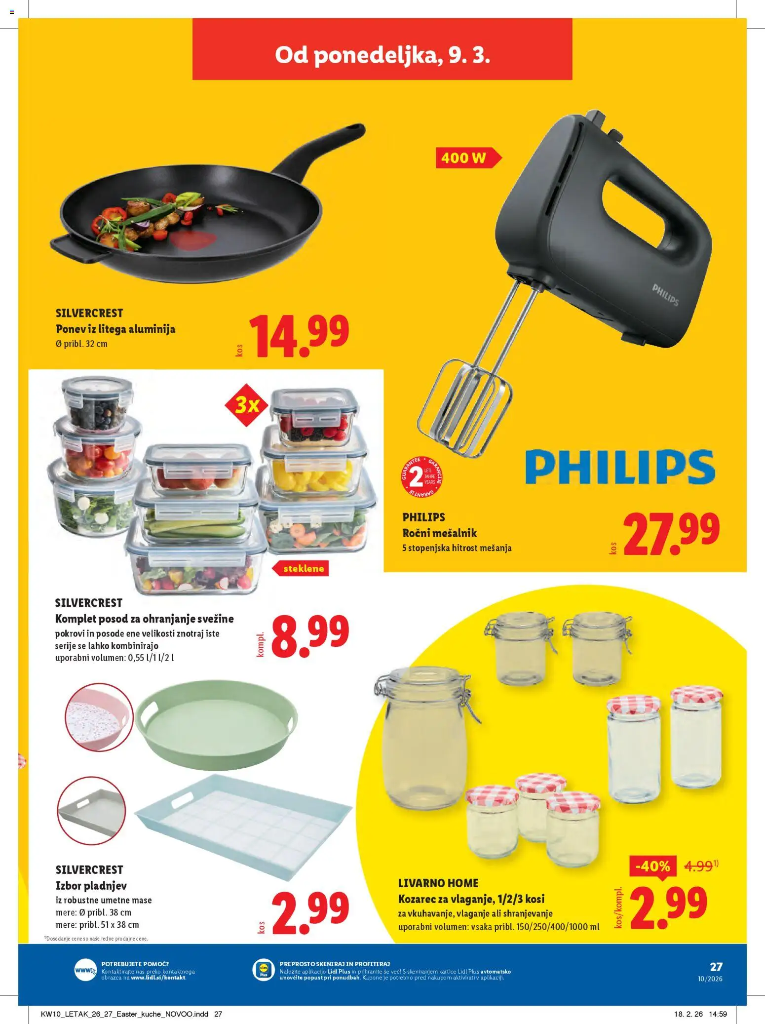 Novi Lidl katalog ponudbe – veljaven od 05.03.2026 | Stran: 59 | Izdelki: Mesalnik, Kozarec