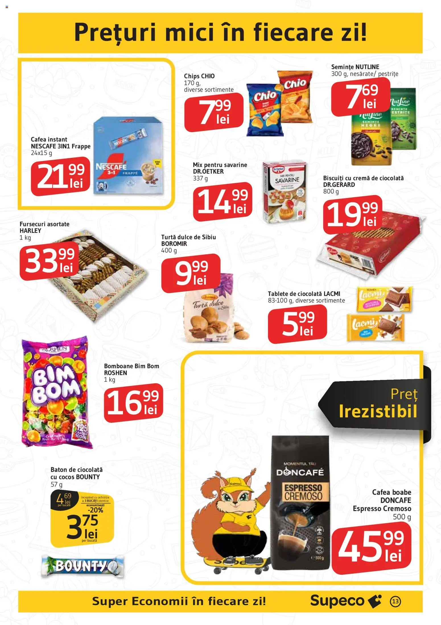 Noul catalog Supeco – valabil de la 30.04.2026 | Pagină: 13 | Produse: Mici, Semințe, Cremă, Biscuiți