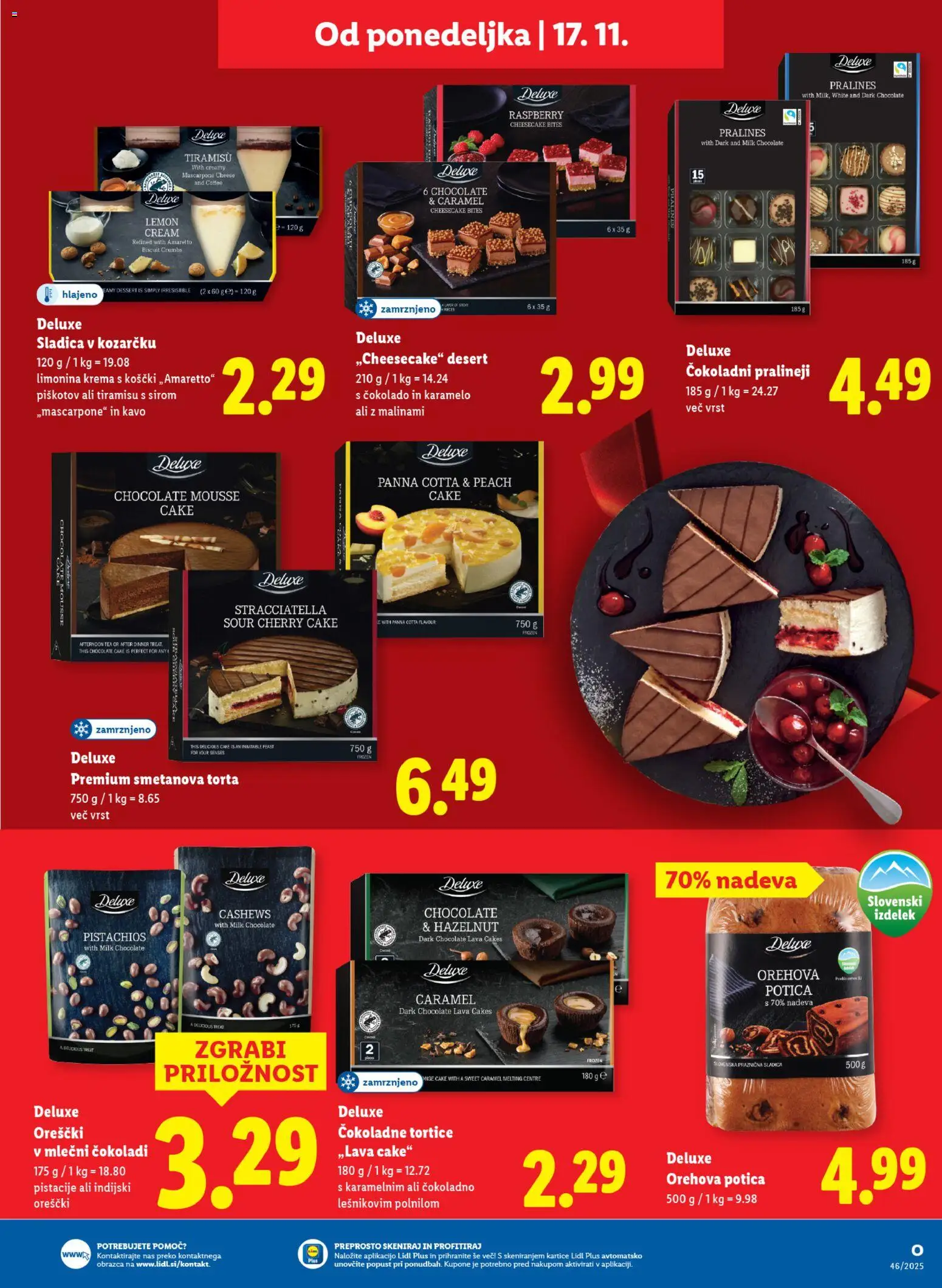 Novi Lidl katalog ponudbe – veljaven od 13.11.2025 | Stran: 61 | Izdelki: Pistacije, Torta, Krema, Orescki