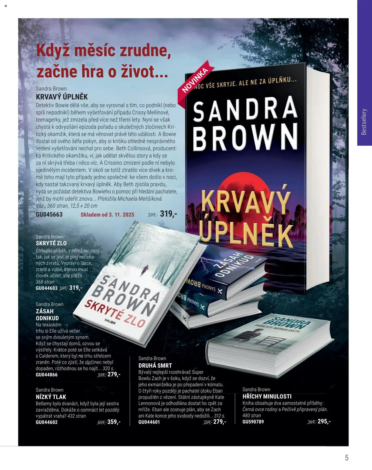 Knižní klub leták od 01.11.2025 | Strana: 5 | Produkty: Kniha, Hra