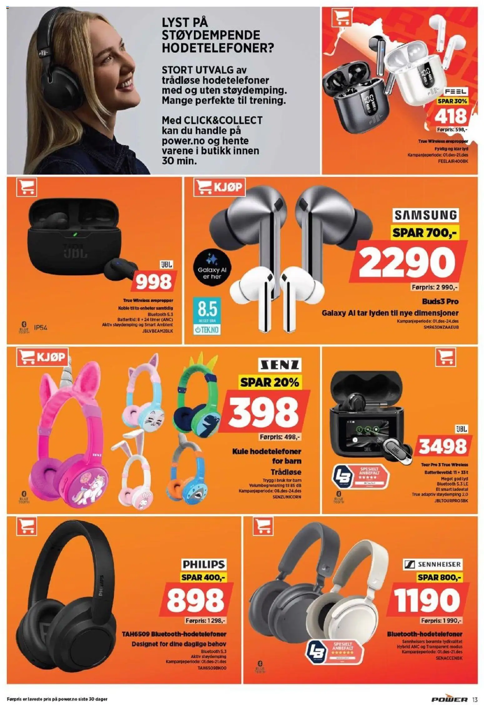 {H1} | Side: 13 | Produkter: Clémentine, Lyd, Суміш дитяча, Ørepropper