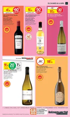 Intermarché - Prévisualisation de AOP CHAMPAGNE BRUT TRADITION DE DELAGNE ET FILS, 75 cl - Offre valable sur d'autres variétés de la gamme, répondant à des caractéristiques et des prix différents, signalés en magasin ou sur le drive. valide à partir de 24.03.2026 | Page: 11