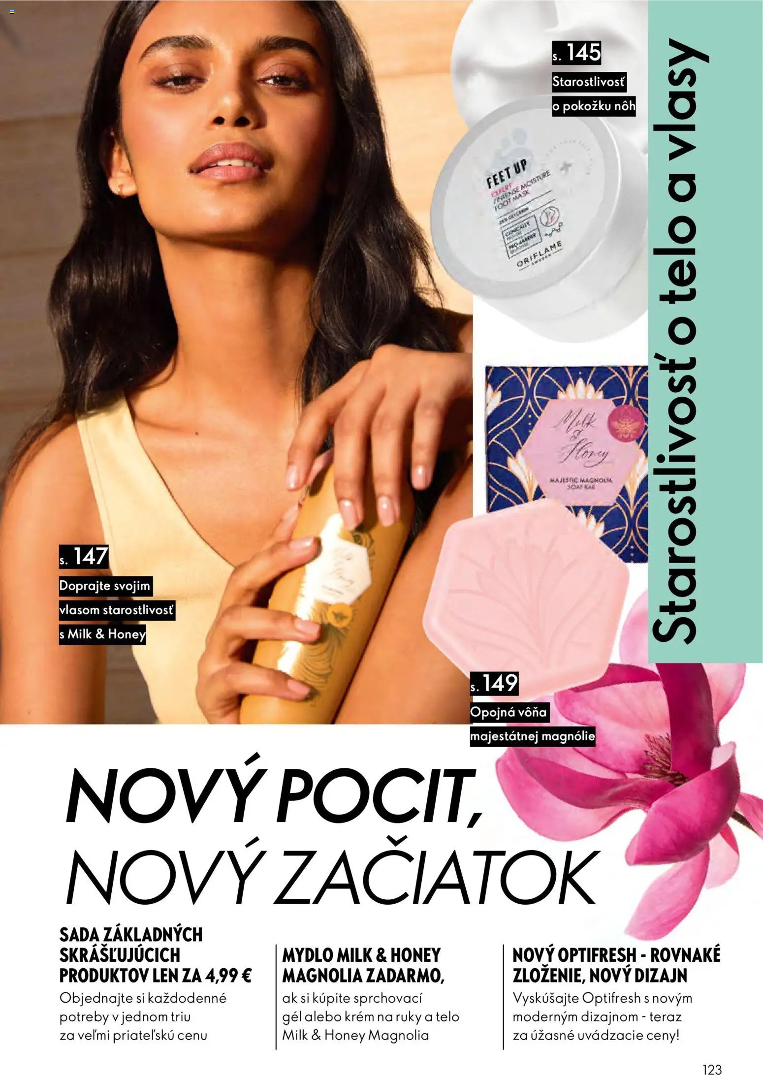 Nové Oriflame akcie – leták je platný od 24.12.2025 | Strana: 123 | Produkty: Krém na ruky, Mydlo, Krém