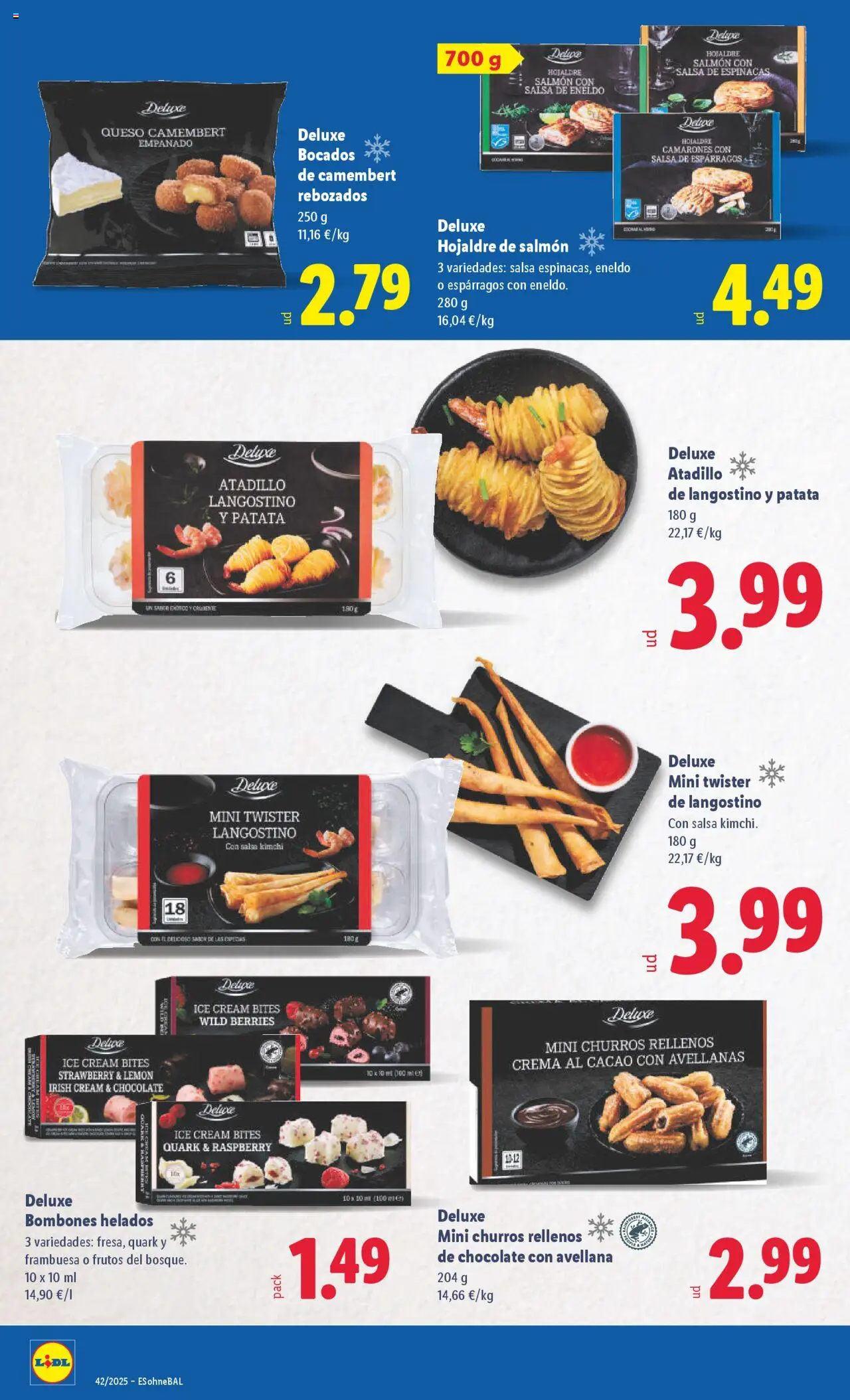 Lidl catálogo BCN │ válido desde el 13.10.2025 | Página: 34 | Productos: Μπάρα σαπουνιού, Queso, Chocolate, Langostino