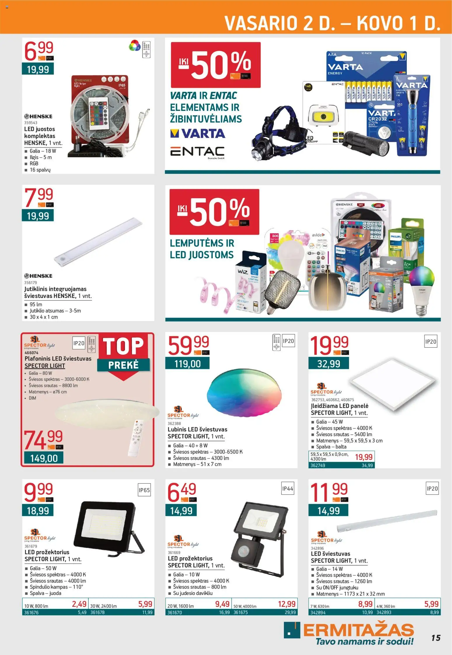 ERMITAŽAS akcijos nuo 02.02.2026 | Puslapis: 15