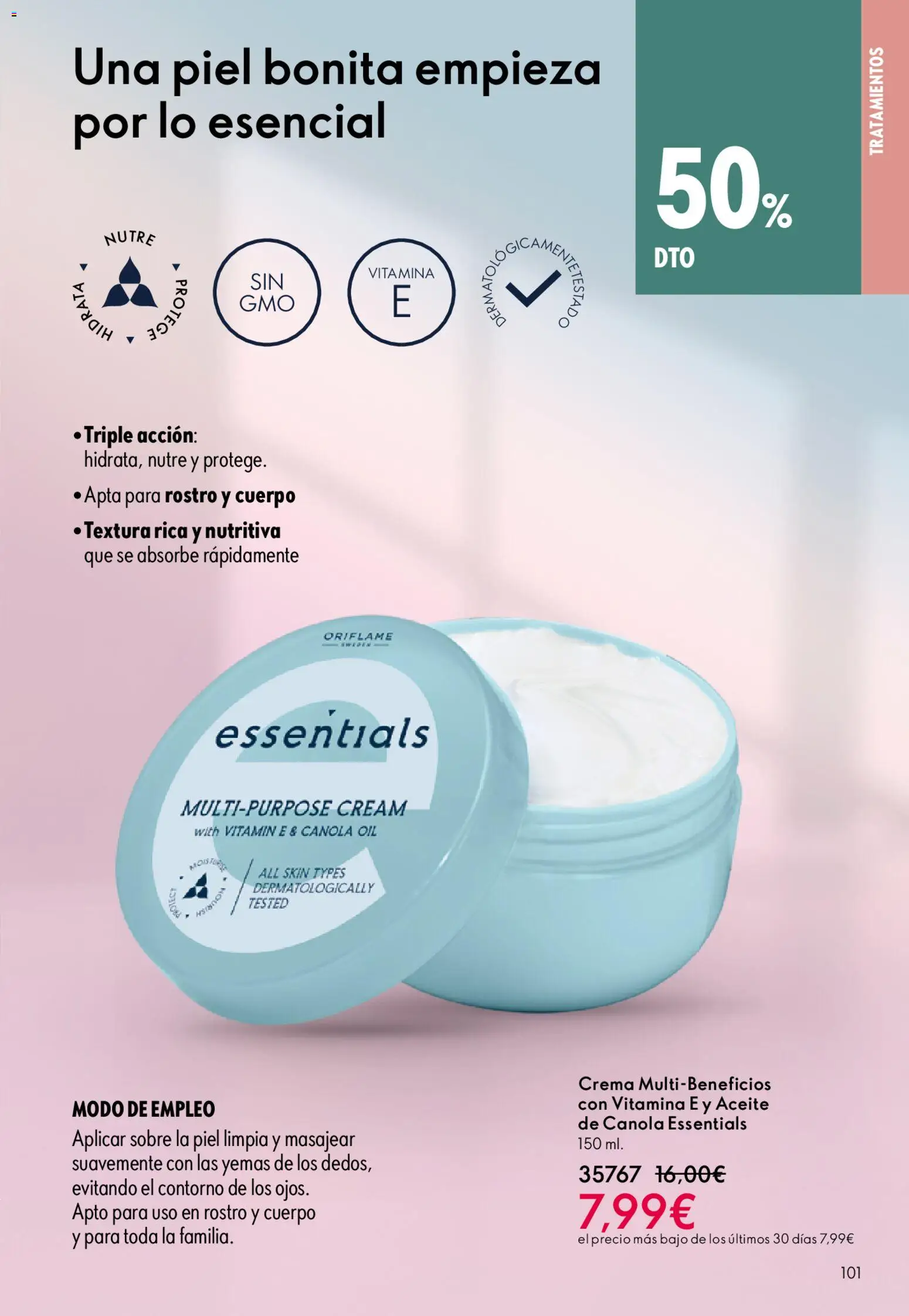 Oriflame - Catálogo Campaña 6 │ válido desde el 22.04.2026 | Página: 101 | Productos: Aceite, Crema