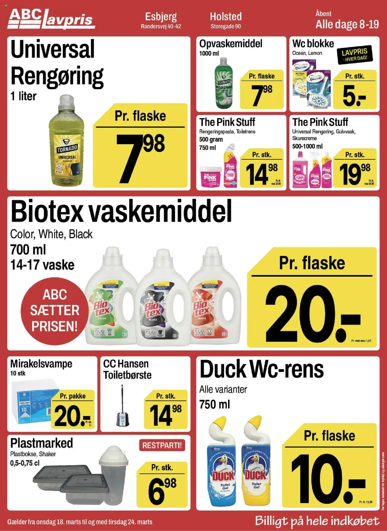 Abc Lavpris tilbudsavis – gyldig fra 18.03.2026 | Side: 11 | Produkter: Opvaskemiddel, Toilet