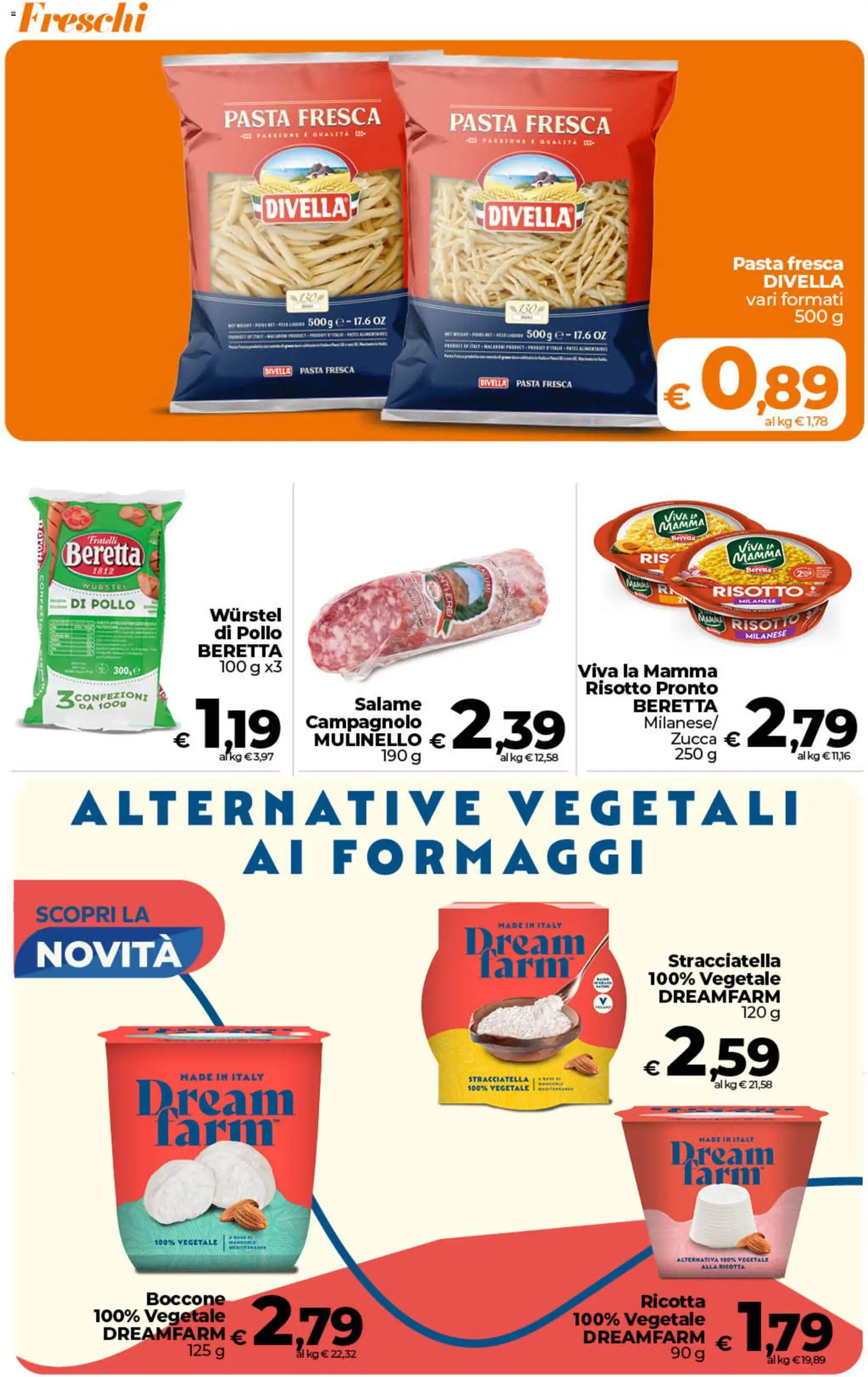 Volantino Ipercoop del 07.04.2026 | Pagina: 18 | Prodotti: Pollo, Pasta, Mandorle, Zucca