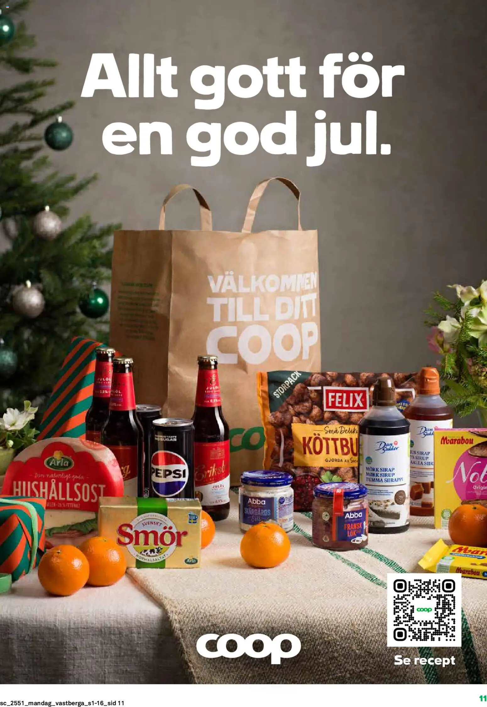 Coop Forum reklamblad aktuell från 15.12.2025 | Sida: 11 | Produkter: Pepsi, Smör