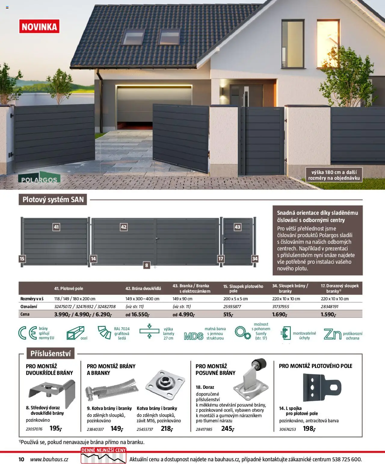 Bauhaus katalog Ploty a zahradní domky od 01.04.2025 | Strana: 10 | Produkty: Kotva