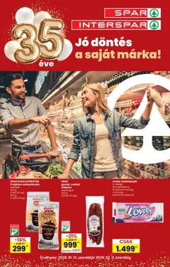 Spar Saját márka katalógus - amely érvényes a következő dátumtól: 21.01.2026