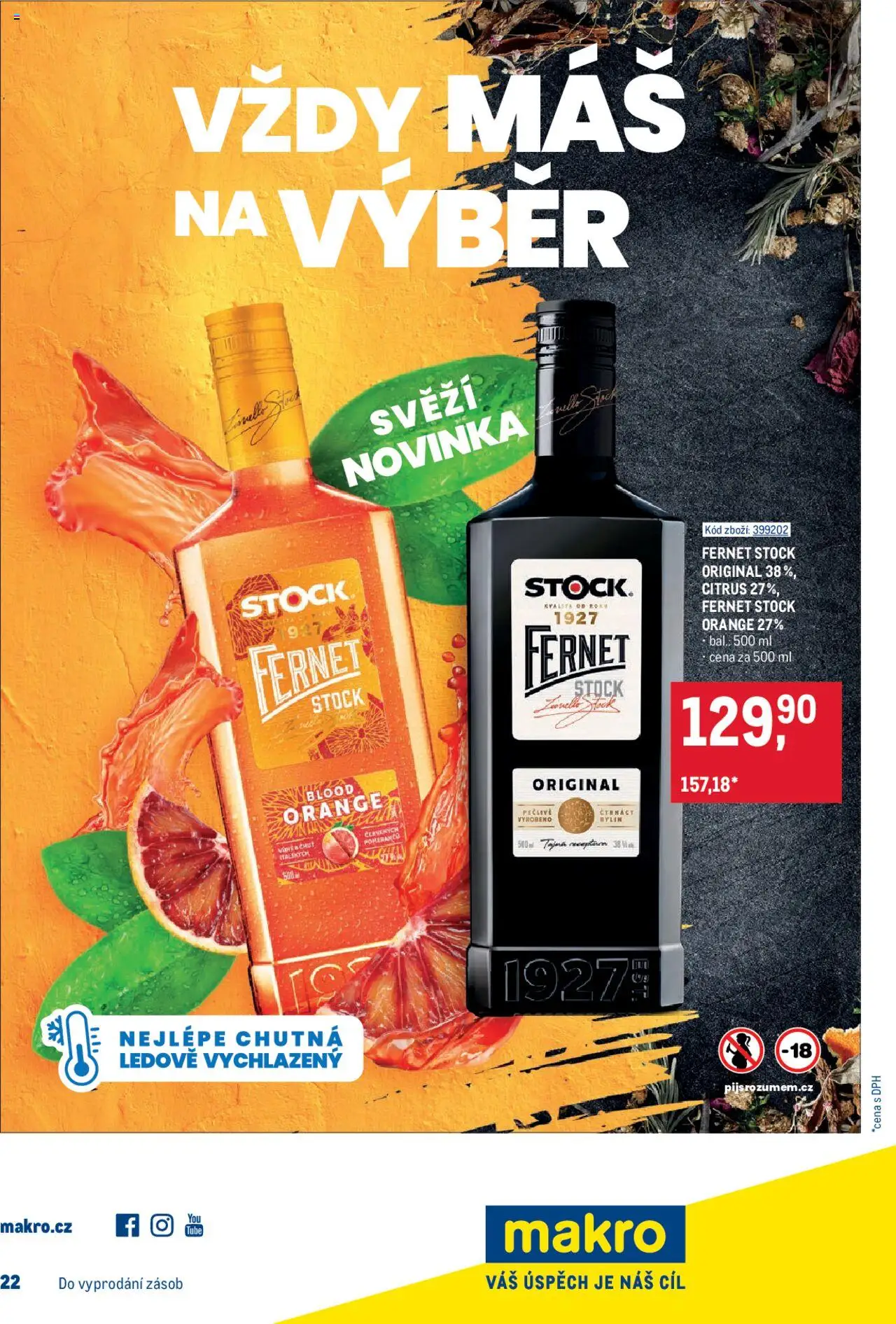 Makro leták - Maloobchod od 08.10.2025 | Strana: 18 | Produkty: Fernet
