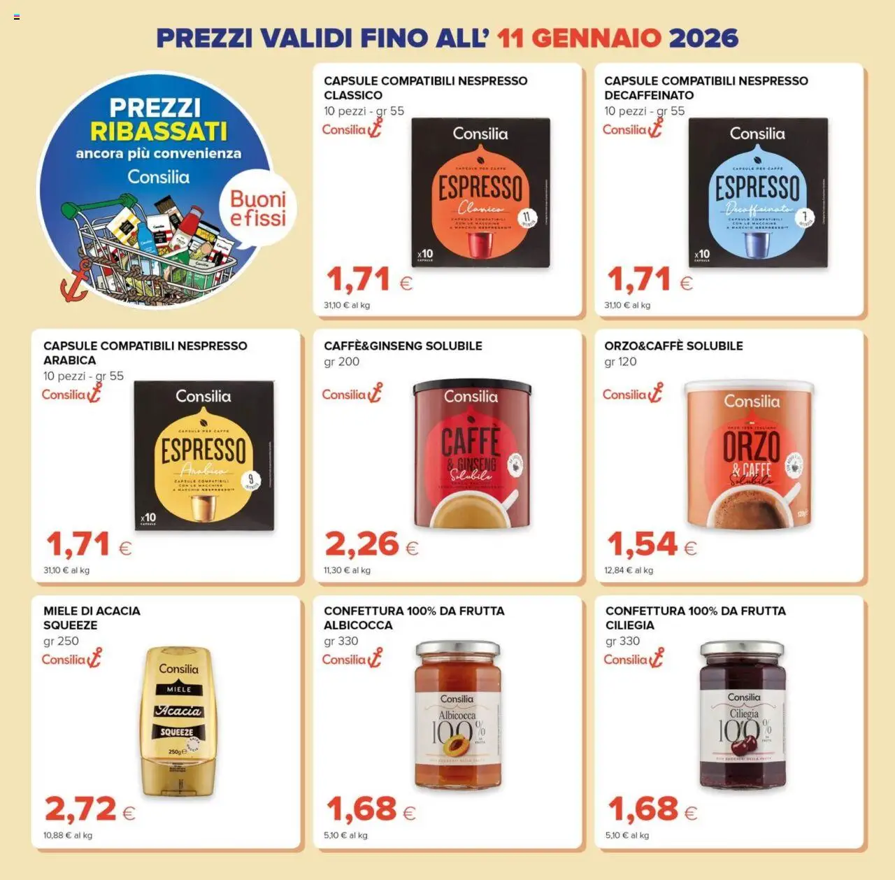 Volantino Tigre del 15.10.2025 | Pagina: 10 | Prodotti: Caffè, Frutta, Miele