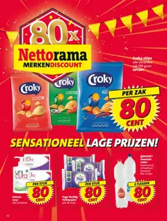 Nettorama folder - Voorbeeld van een folder van Nettorama, geldig van 02.03.2026 | Pagina: 12 | Producten: Chips, Zak, Toiletpapier, Zeep