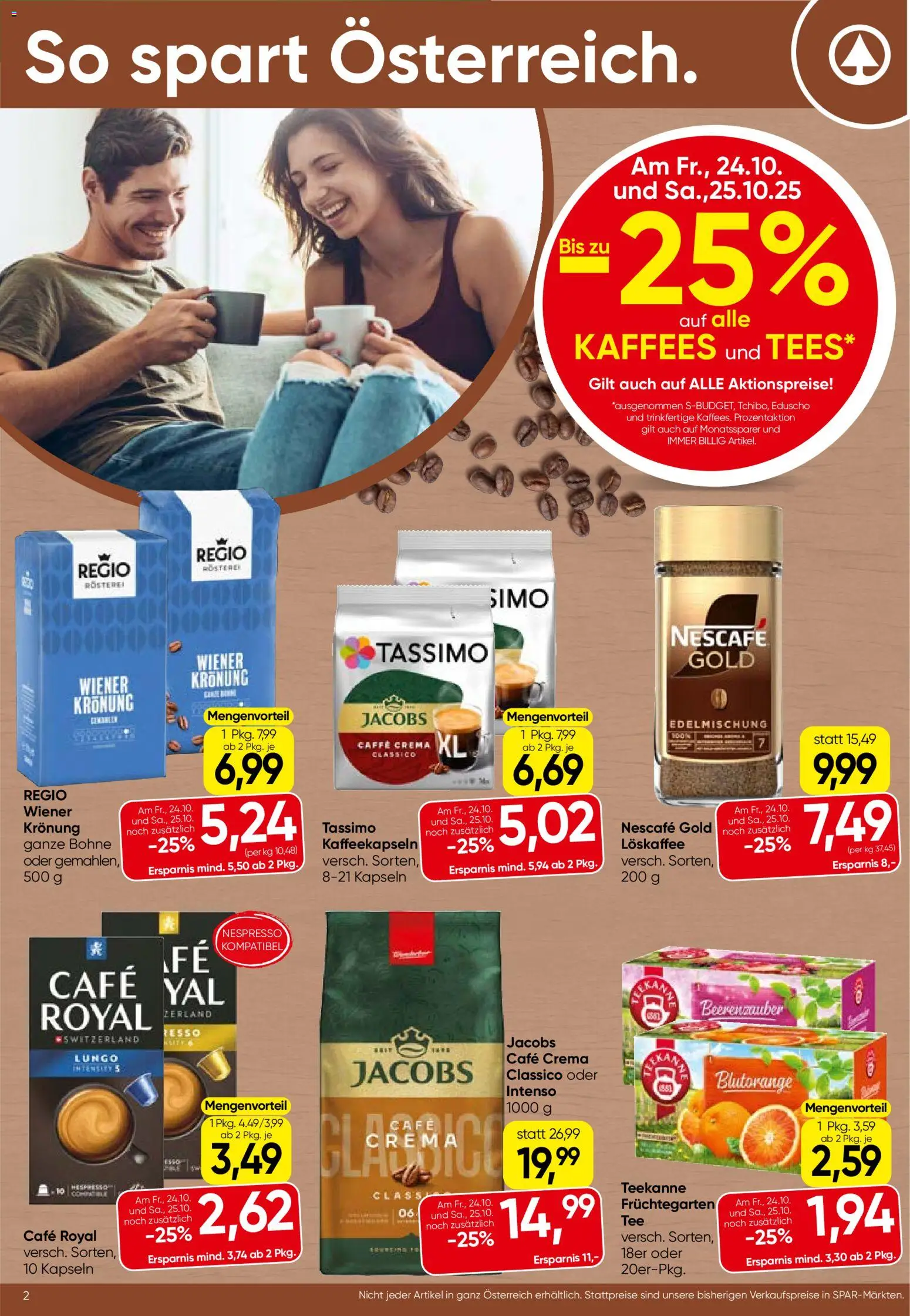 Spar Flugblatt - Burgenland gültig ab 23.10.2025 | Seite: 2