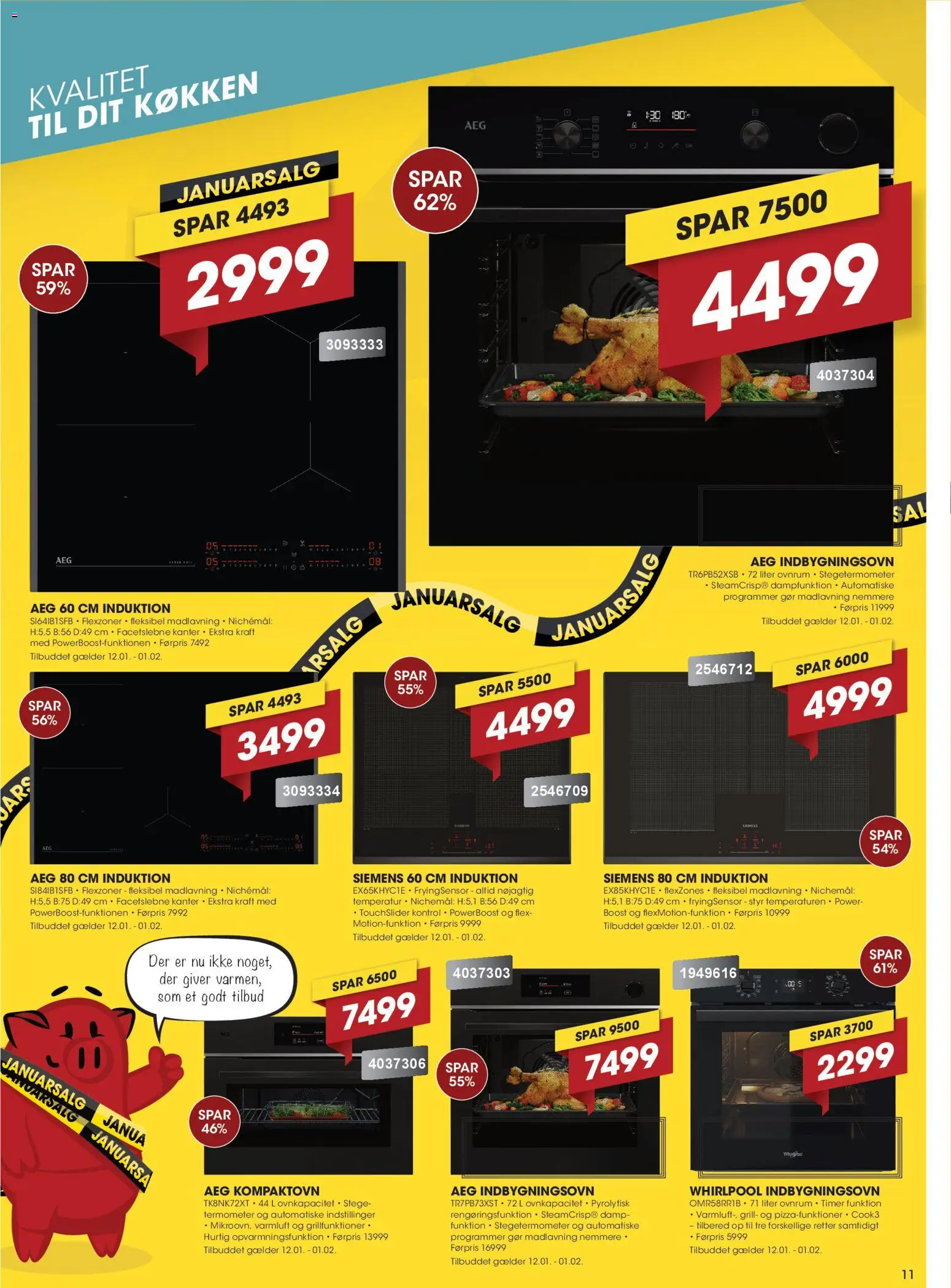 Punkt1 tilbudsavis – gyldig fra 12.01.2026 | Side: 11 | Produkter: Æg, Termometer, Søm, Grill