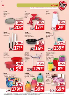 Catalog Auchan – valabil de la 16.07.2025 | Pagină: 14 | Produse: Pomelo, Disc, Storcător, Mop