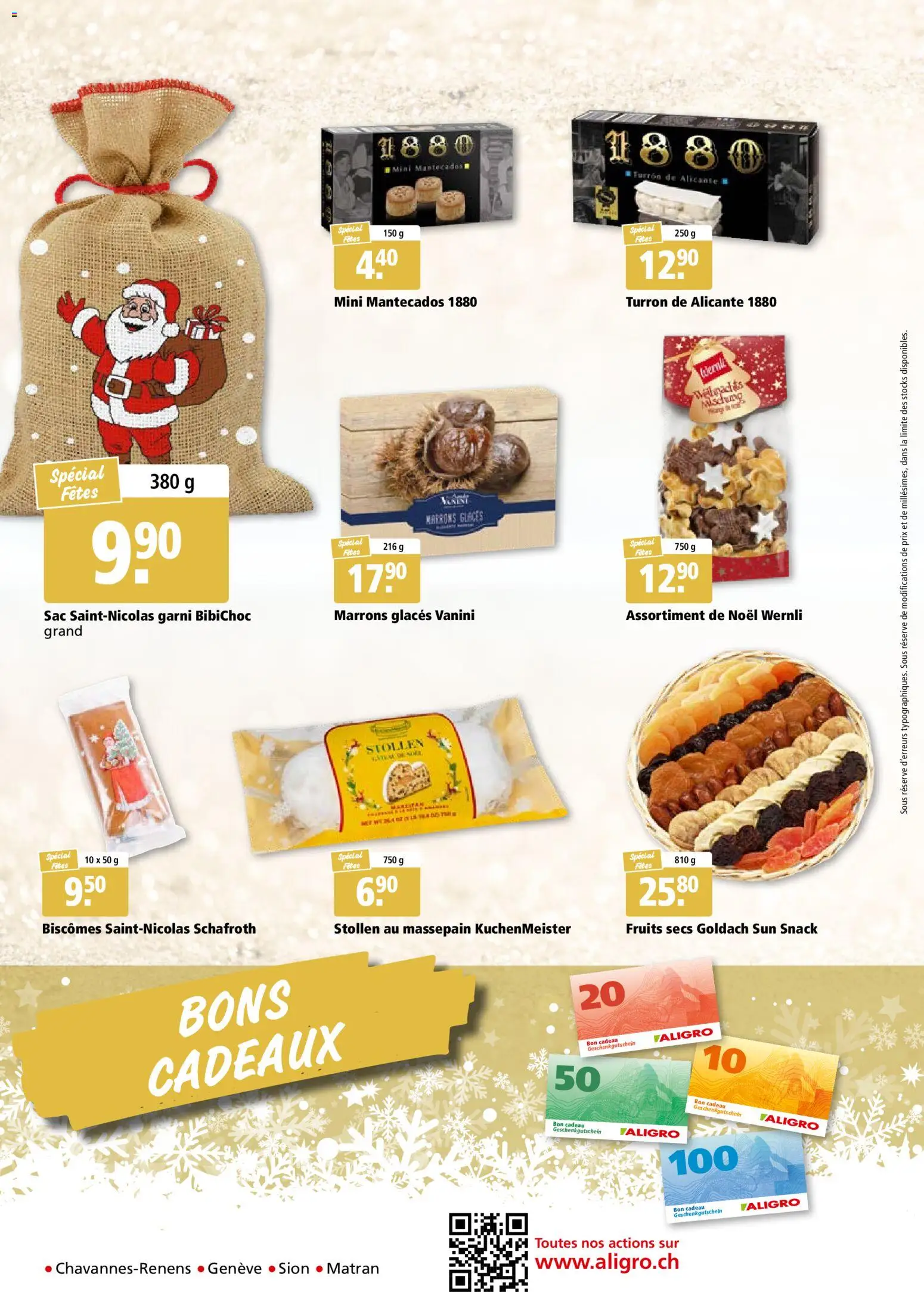 Aligro Fête Chavannes, Matran, Genève, Sion – gültig ab 03.11.2025 | Seite: 16