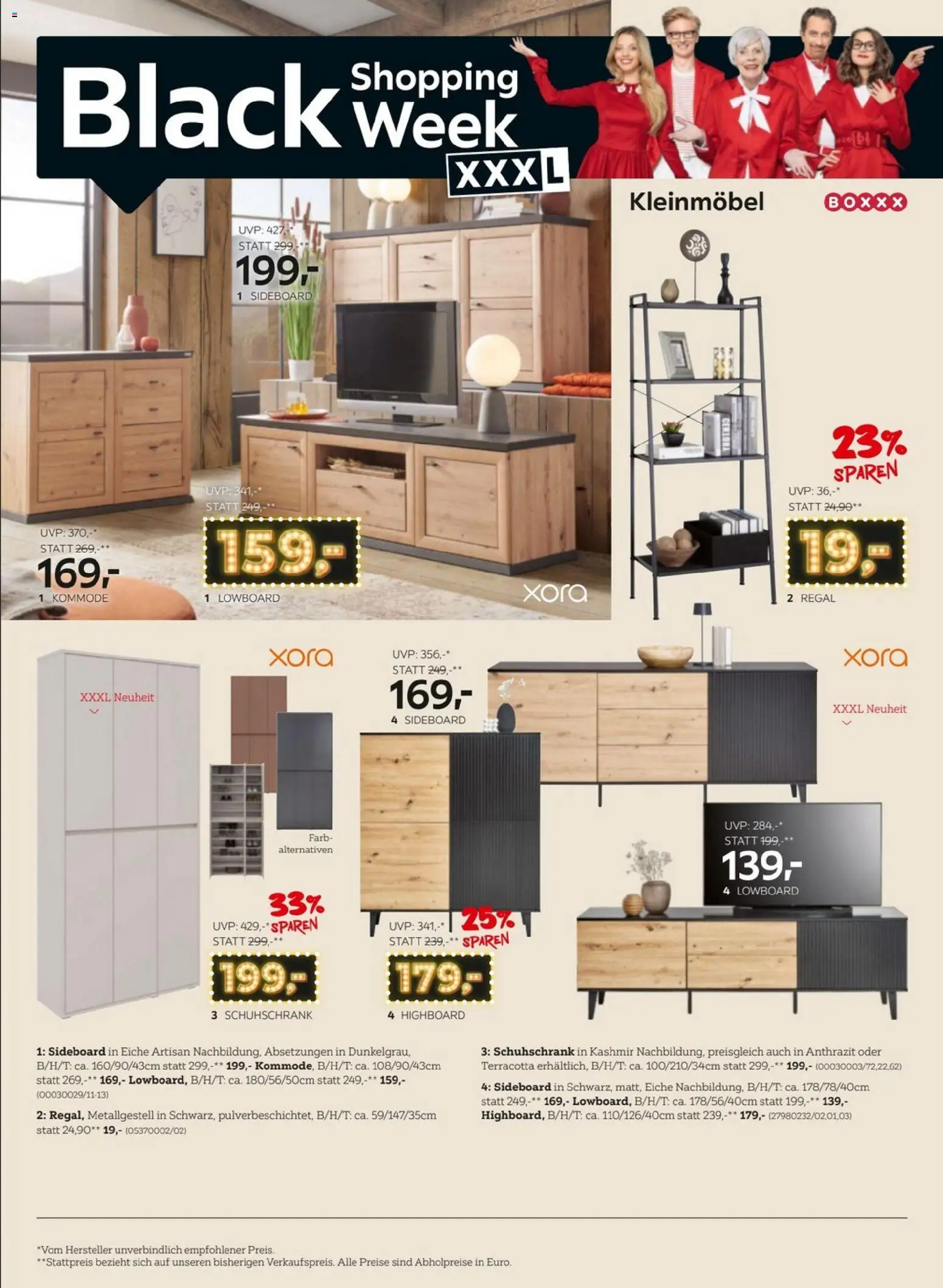 XXXLutz - Black Friday gültig ab 24.11.2025 | Seite: 16 | Produkte: Kommode, Regal