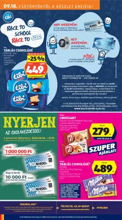 Aldi akciós ujság - amely érvényes a következő dátumtól: 18.09.2025 | Oldal: 20