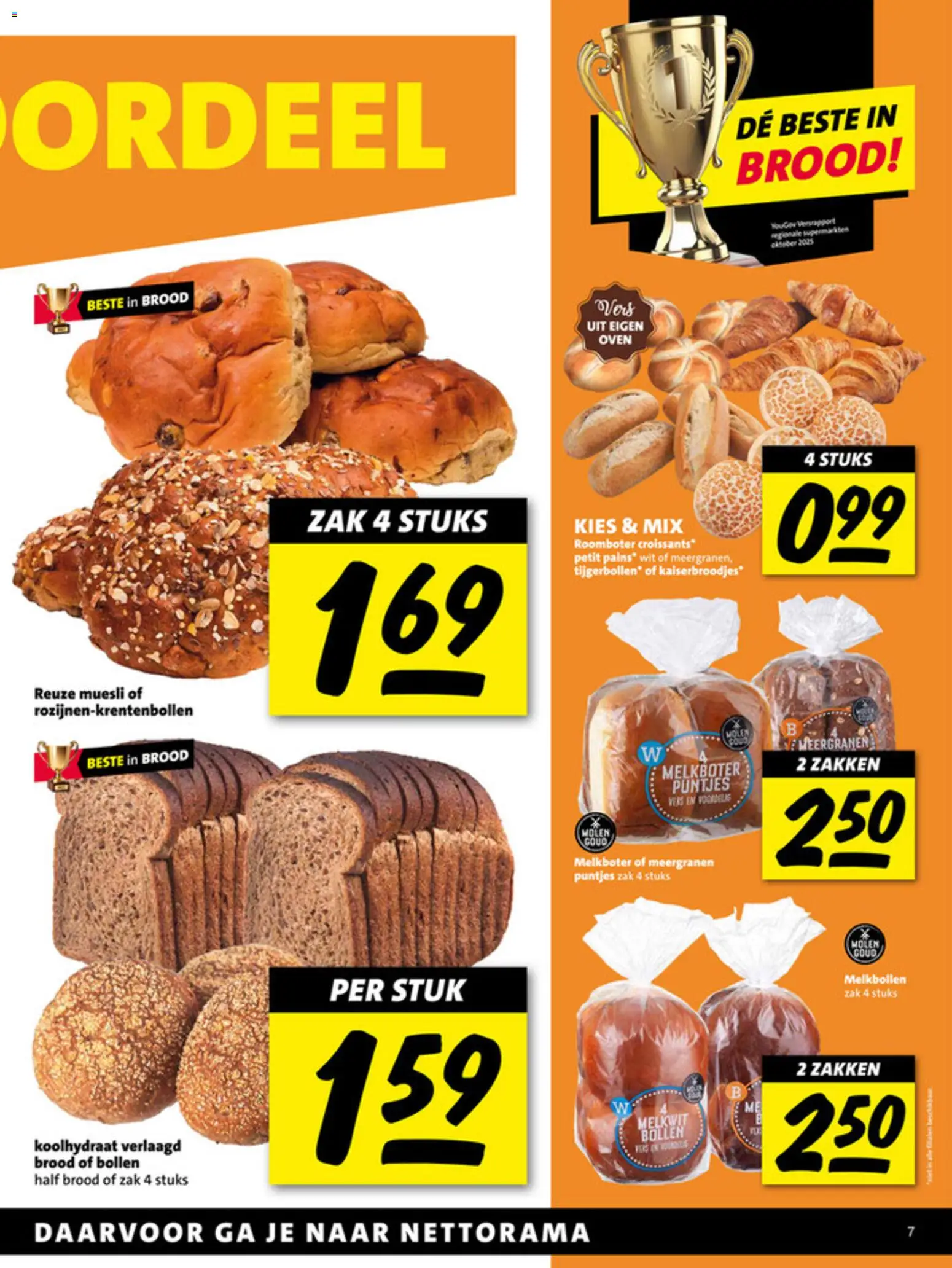 {H1} | Pagina: 7 | Producten: Brood, Roomboter, Muesli, Oven