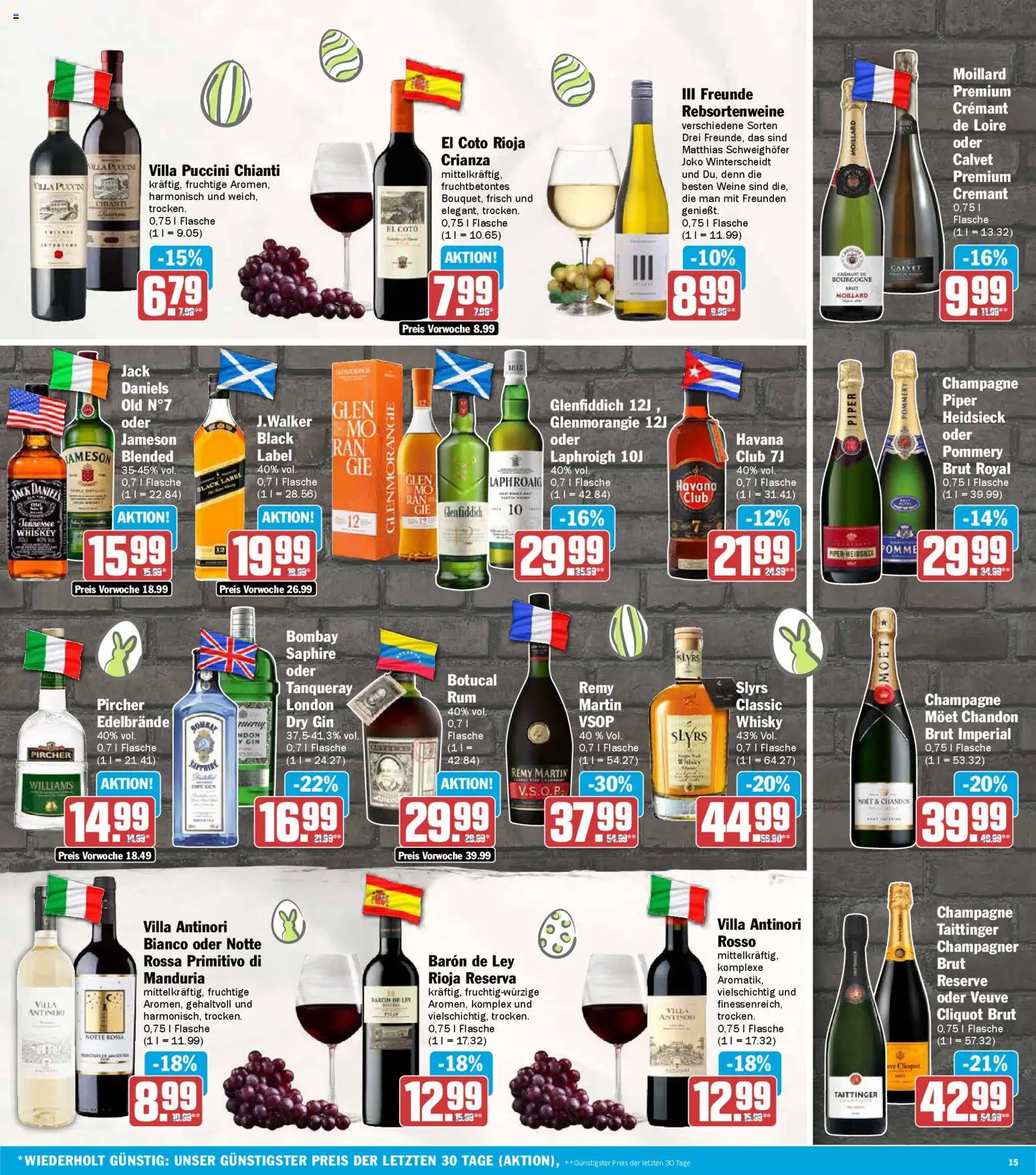 AEZ Prospekt 	 – gültig ab 30.03.2026 | Seite: 15 | Produkte: Whisky, Jameson, Gin, Whiskey