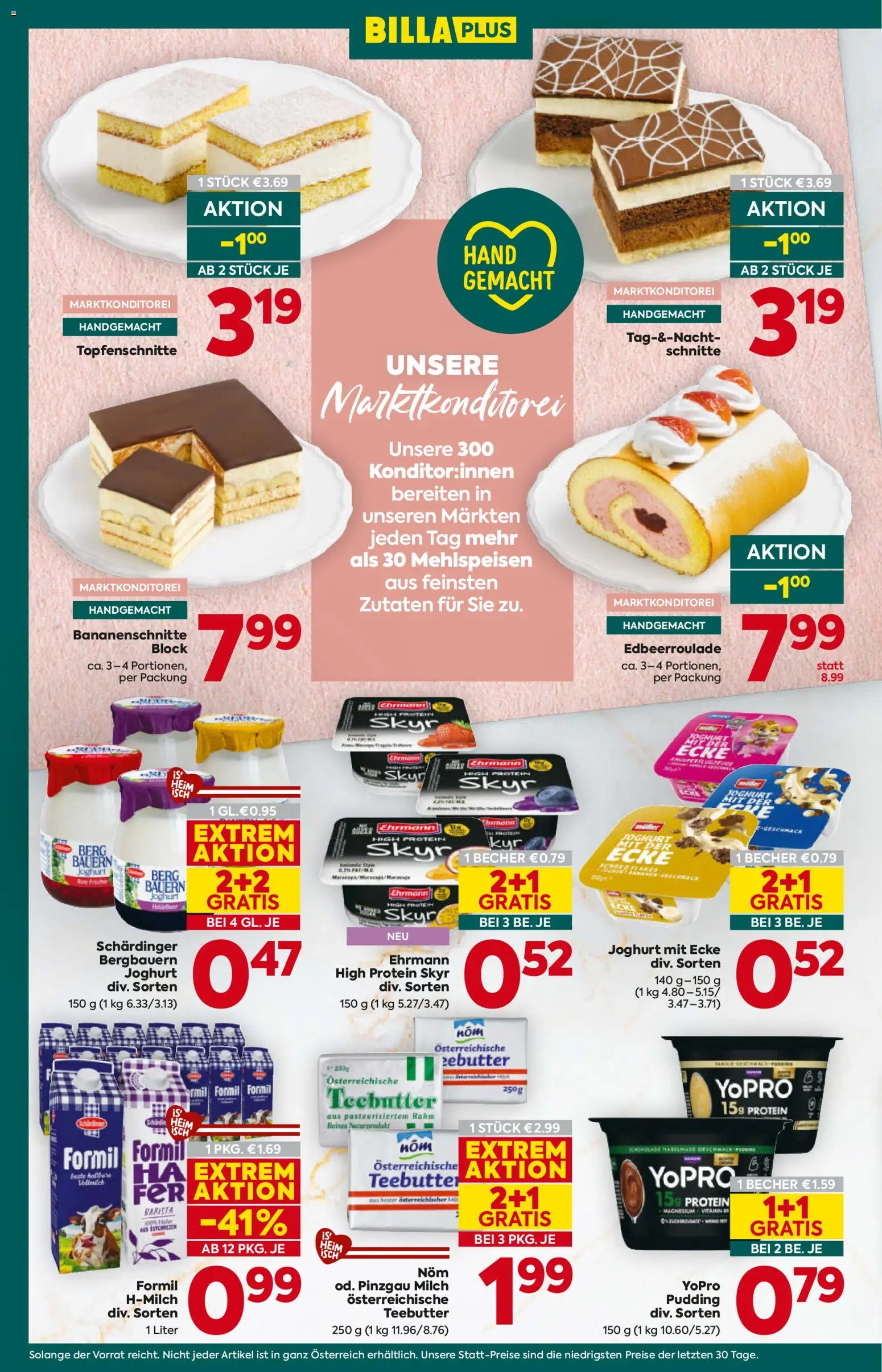 Billa Plus Flugblatt gültig ab 02.01.2026 | Seite: 13 | Produkte: Milch, Joghurt