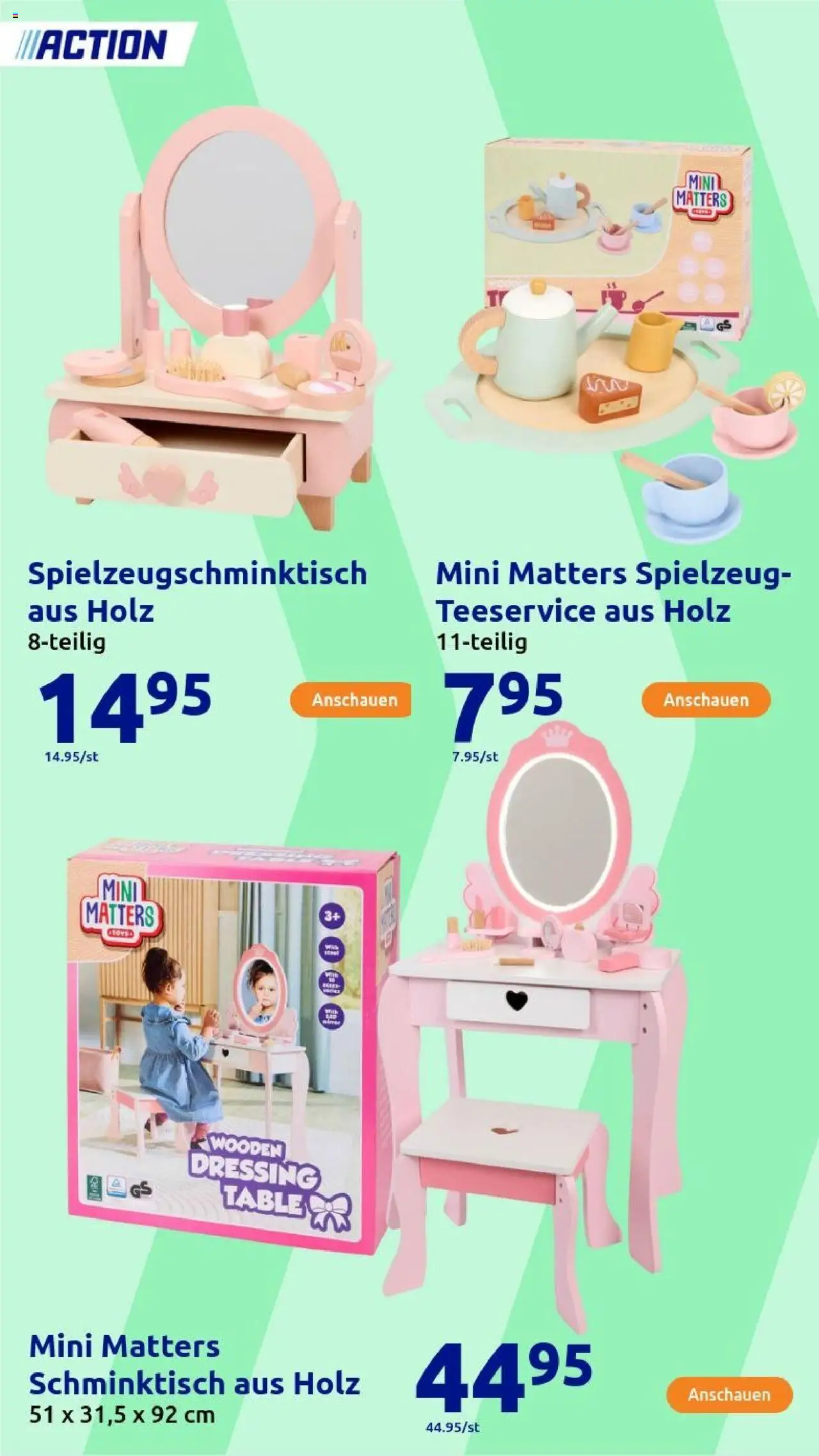 Action Prospekt – gültig ab 24.09.2025 | Seite: 66 | Produkte: Schminktisch, Dressing