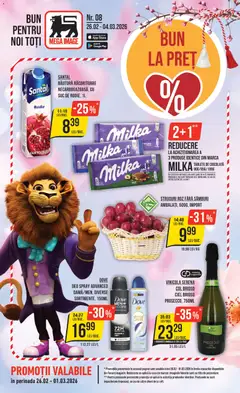 Ofertele Mega Image valabile de la 26.02.2026