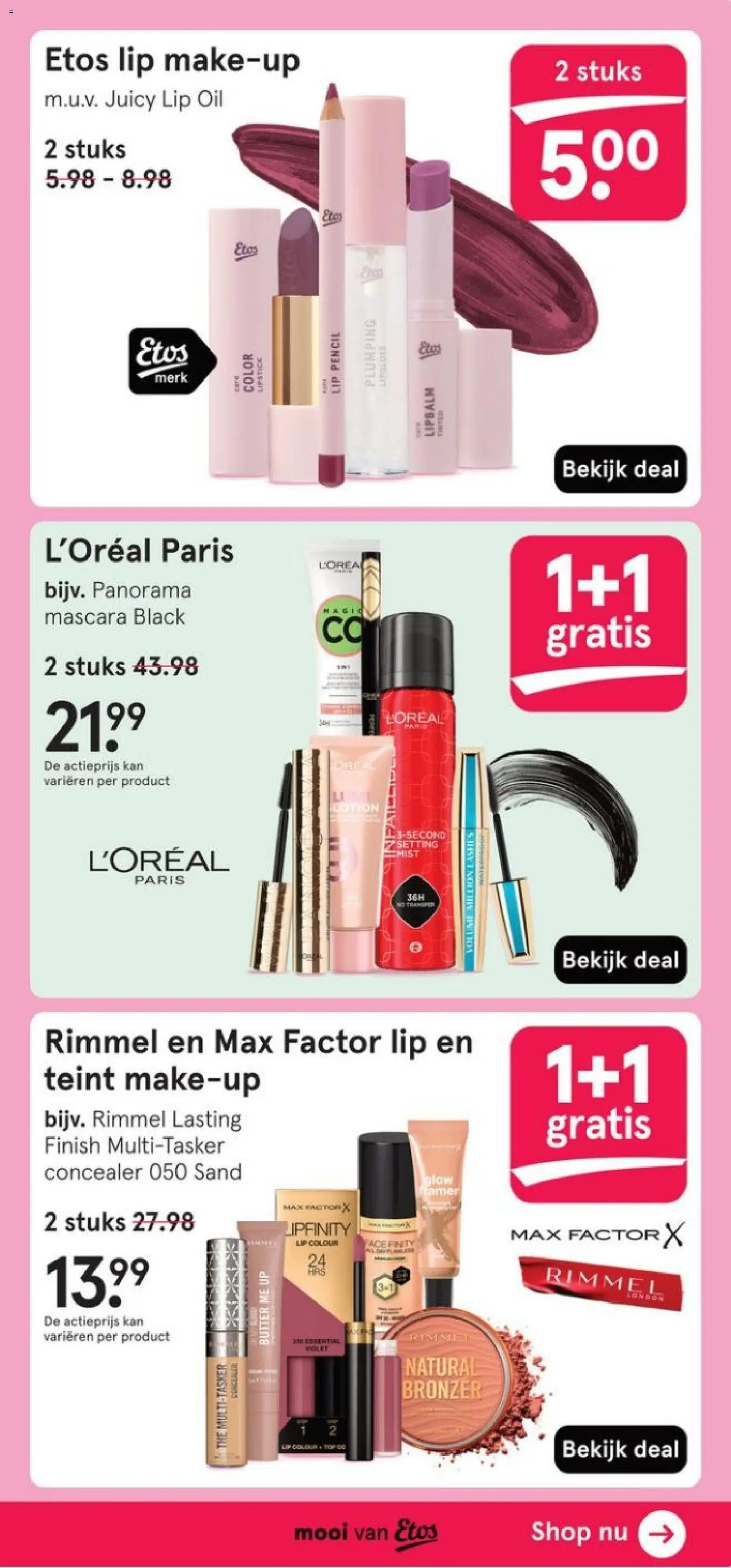 {H1} | Pagina: 19 | Producten: Kan, Concealer, Bronzer, Mascara