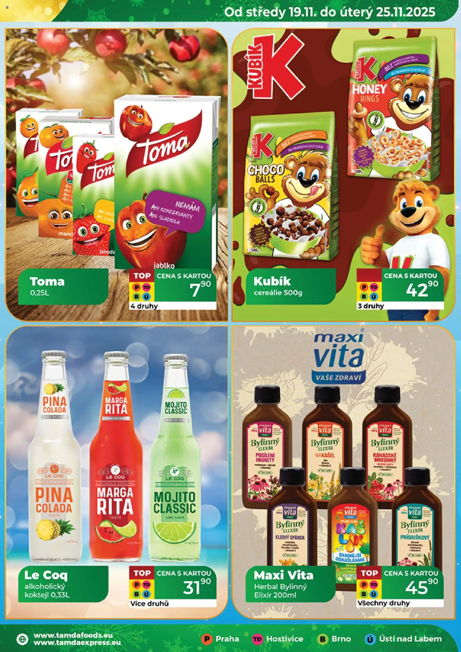 Tamda Foods leták od 26.11.2025 | Strana: 15 | Produkty: Cereálie, Mojito, Brusinky