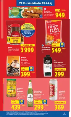 Lidl akciós ujság - amely érvényes a következő dátumtól: 18.09.2025 | Oldal: 21