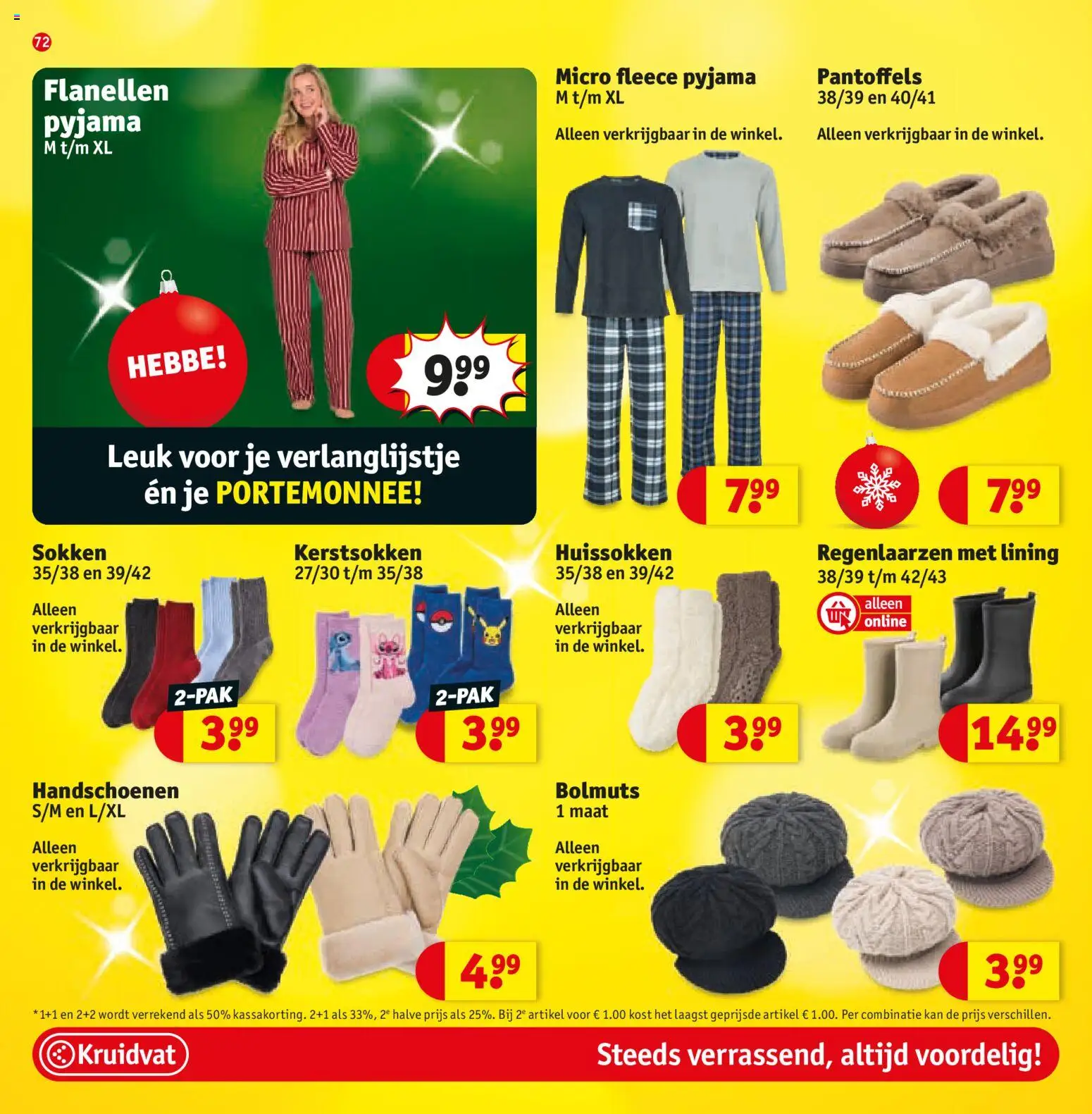 {H1} | Pagina: 80 | Producten: Sokken, Pyjama, Slippers, Kan