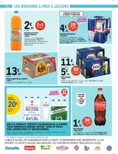 E.Leclerc - Prévisualisation de EAU MINÉRALE NATURELLE DES ALPES ISAINT-FRANÇOIS, 6x1,5L valide à partir de 21.04.2026 | Page: 12