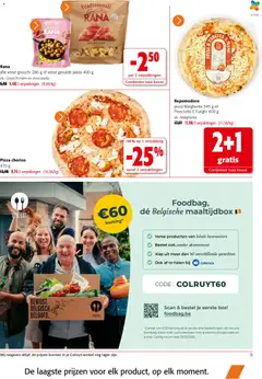 Colruyt folder / publicité - Voorbeeld van een folder van Colruyt, geldig van 08.04.2025 | Pagina: 9 | Producten: Ham, Pasta, Chorizo, Mozzarella