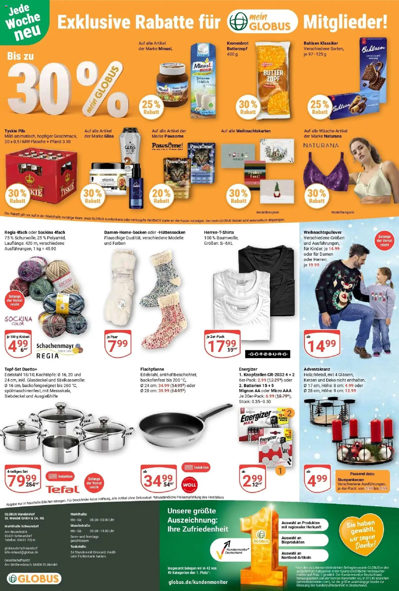 Globus prospekt Schwandorf	 – gültig ab 02.11.2025 | Seite: 28 | Produkte: Tyskie, Butter, Pils, Uhr