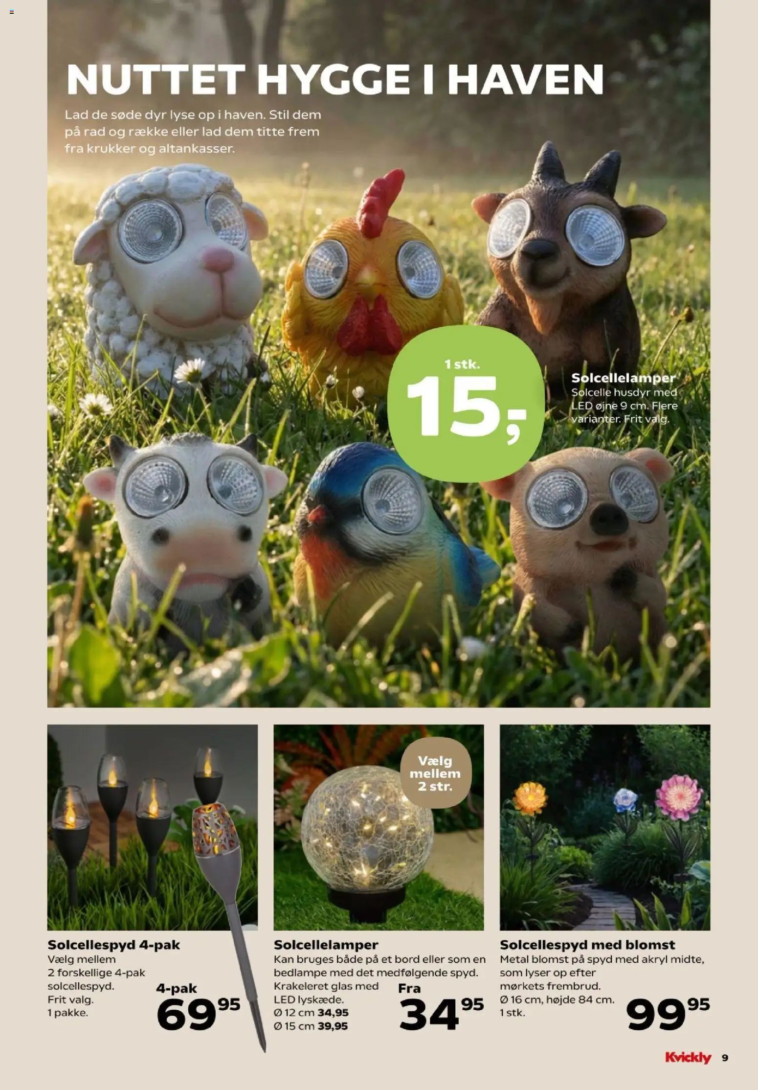 Kvickly tilbudsavis – gyldig fra 17.04.2026 | Side: 9 | Produkter: Bord, Søm