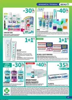 BENU leidinys galioja nuo 01.03.2026 | Puslapis: 37 | Prekių: Šepetėlis, Kremas, Dantų šepetėlis