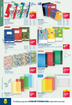 Makro leták - Spotřební zboží od 30.07.2025 | Strana: 6 | Produkty: Kniha, Sešity, Sešit