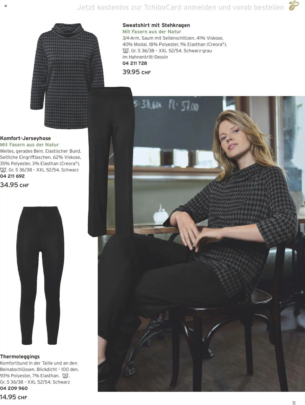 Tchibo Aktionen – gültig ab 10.10.2025 | Seite: 11 | Produkte: Sweatshirt