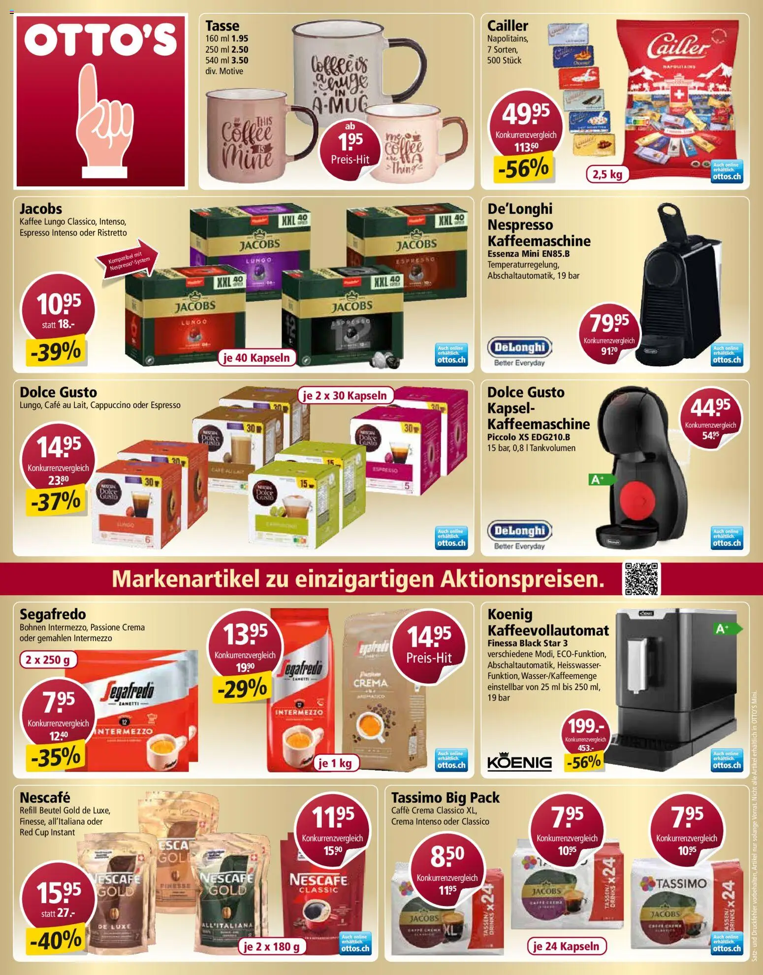Otto's Aktionen Xmas Spezial – gültig ab 18.12.2025 | Seite: 12 | Produkte: Kaffee, Kaffeevollautomat, Kaffeemaschine
